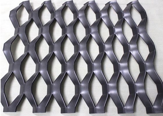 İnşaat kaplamaları için toz kaplı alüminyum genişletilmiş metal örgü