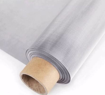 Yüksek Yoğunluklu Dokuma 300 500 Mesh Paslanmaz Çelik Tel Örgü Rulo