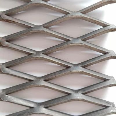 Paslanmaz çelik genişletilmiş metal örgü 5.0mm 6.0mm Anti kayma galvanize