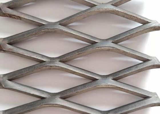 Galvanizli Genişletilmiş Metal Ağı Yükseltilmiş Tipi 1000x2000mm Karbon Çelik