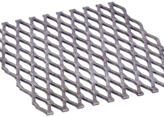 Galvanizli Genişletilmiş Metal Ağı Yükseltilmiş Tipi 1000x2000mm Karbon Çelik
