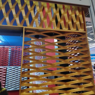 Özel Toz Kaplama Alüminyum Genişletilmiş Metal Mesh Tavan Duvarı