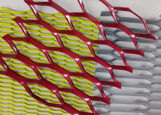 Özel Toz Kaplama Alüminyum Genişletilmiş Metal Mesh Tavan Duvarı