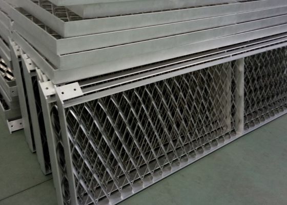 Mimari Dekorasyon için Alüminyum Genişletilmiş Metal Mesh 1x2m