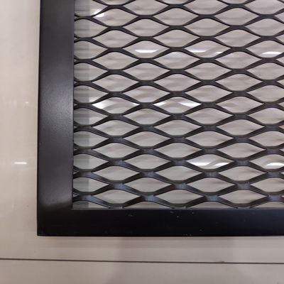 İç tasarım dekoratif genişletilmiş metal örgü panelleri hafif alüminyum alaşımı