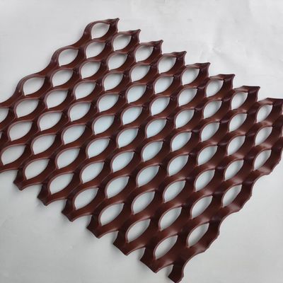 0.5mm Kalınlığı Duvar Paneli için Alüminyum Genişletilmiş Metal Tel Ağı