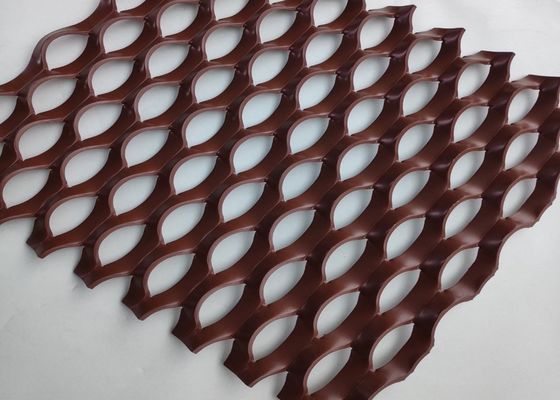 Mimari Dekorasyon için Alüminyum Genişletilmiş Metal Mesh 1x2m