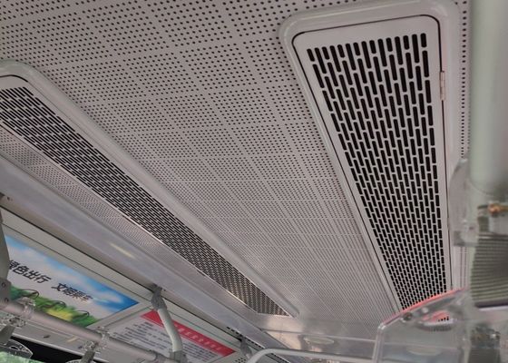 Dekoratif Cepheler için Alüminyum Oluklu Delikli Metal Panel