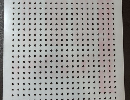 Gıda Endüstrisi İçin Beyaz PVC Plastik Delikli Hasır Panel İnce Levha