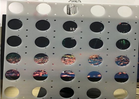 Gıda kalitesi PP HDPE delikli plastik ağ levhaları 0.5-3.5mm