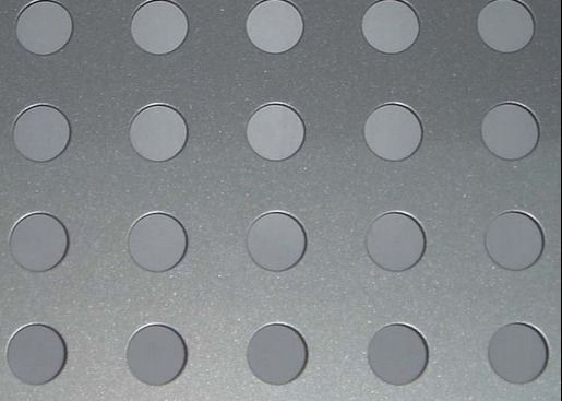 4 * 8ft paslanmaz çelik düz yuvarlak delikli desenli delikli levha