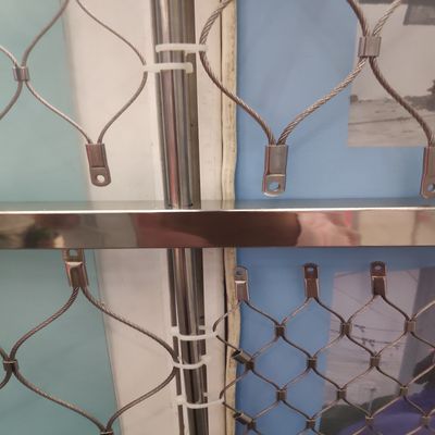 Bahçe Alanları için Koruyucu Mesh 304 316 Paslanmaz Çelik Halat Dekoratif Mesh