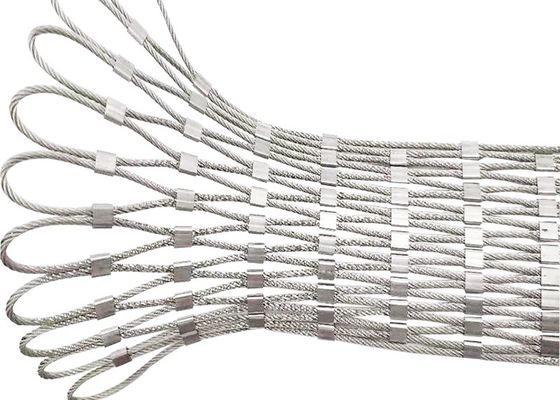 Merdiven Korkulukları için SS316 Paslanmaz Çelik Kablo Ağı 1-5mm Tel