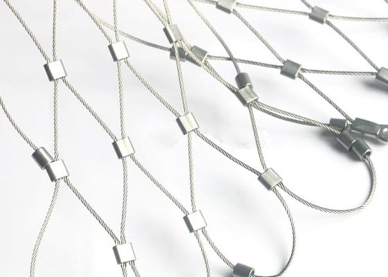 Merdiven Korkulukları için SS316 Paslanmaz Çelik Kablo Ağı 1-5mm Tel