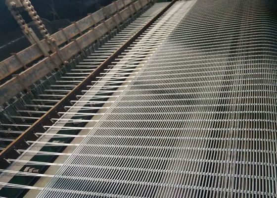 Paslanmaz Çelik Halatlı Mimari Örgü Perde Duvarları İçin