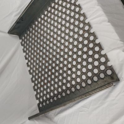Karbon Çeliği Perf O Grip Plakalar 3mm Delikli Güvenlik Izgarası