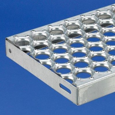 Emniyet Yürüyüş Yolu Çelik Izgara 2 Burun Kapalı Çatı Galvanizli