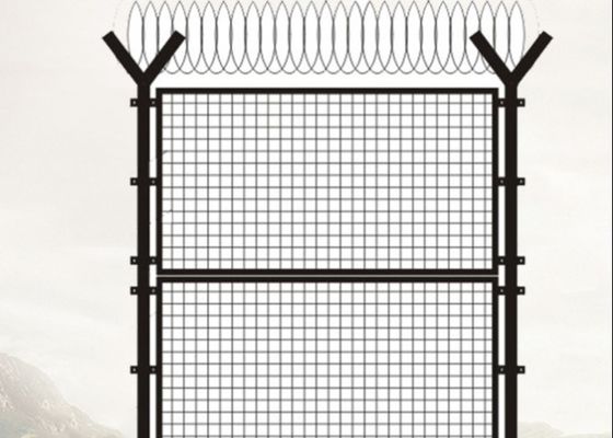J Kareli Galvanizli Tel Örgü Çit ve Jiletli Tel 4.0mm 4.5mm