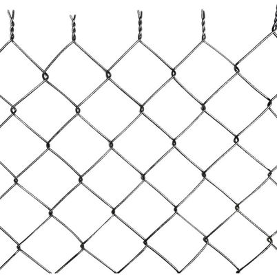 4.8mm Galvanizli Zincir Bağ Çit 50m Rulo Elmas Delik Ağı