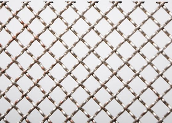 Dekoratif Galvanizli Kilit Kıvrımlı Dokuma Tel 1.0m-30m Düz Dokuma