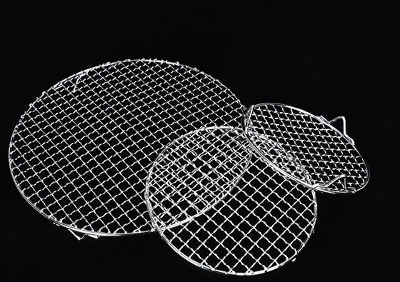 Paslanmaz çelik BBQ Crimped Wire Mesh 304 316 430 Gıda sınıfı