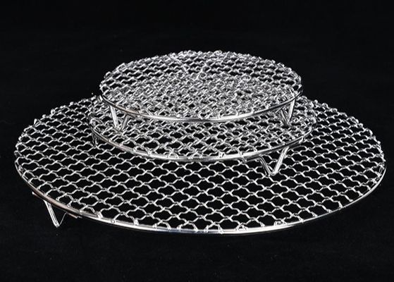 Paslanmaz Çelik 304 BBQ Grill Tel Ağı 450x600mm Gıda Sınıfı