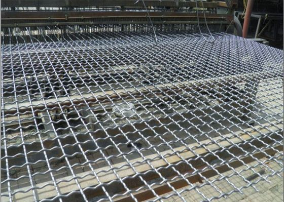 Madencilik Eleme Teli için Paslanmaz Çelik 304 Kilitli Krimp Dokuma Tel Örgü