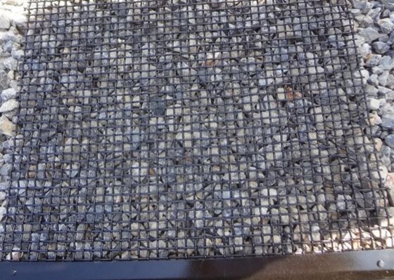 Taş Elek titreşimli Ekran için V Kanca 2mm 3mm Kıvrımlı Dokuma Hasır