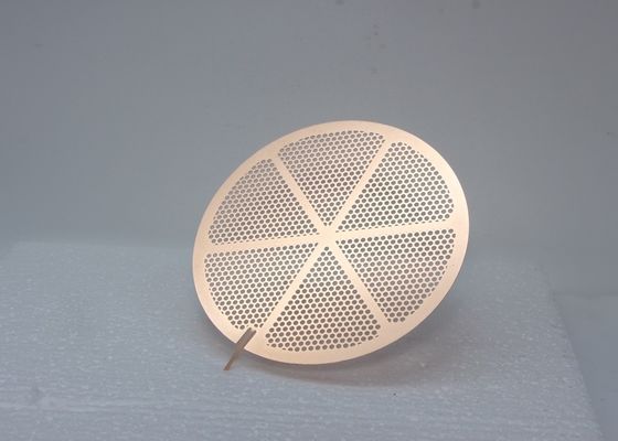 Paslanmaz çelik kazma örgütlü çay filtre 0.04-0.5mm Burrs yok
