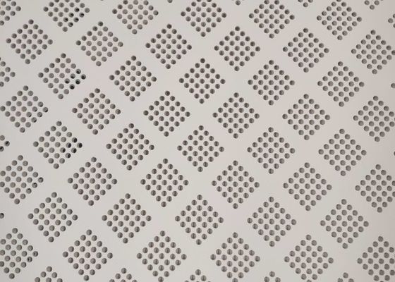 Elektrik Galvanizli Delikli Tavan Karoları 2x2 PVDF Kaplamalı