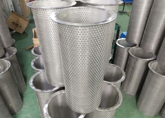 Paslanmaz Çelik 316 Delikli Metal Örgü Filtre Borusu 20mm-2000mm