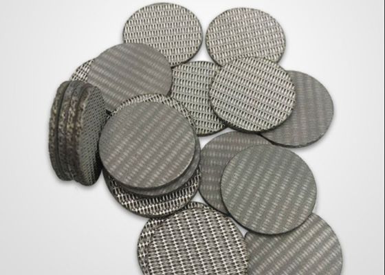 1 Mikron Sintered Paslanmaz Çelik Filtresi 304 316L 0.5-200um Gözenek