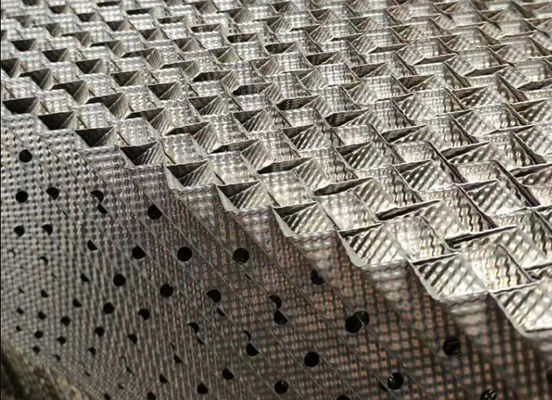 304 316 Paslanmaz çelik dokuma yapılandırılmış ambalaj tel ağı 800x150mm