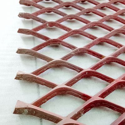 Ağır Güçlü Yükseltilmiş Demir Genişletilmiş Metal Açı 4x8 Çelik ızgaralar