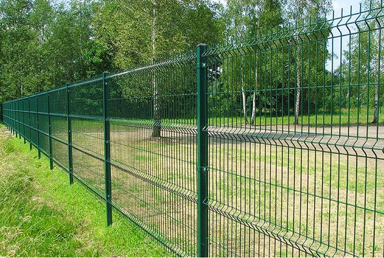 4mm PVC Kaplı Kaynaklı Tel Örgü Panel Yeşil 6ft Galvanizli