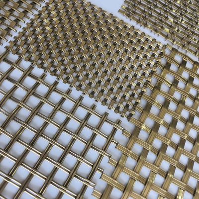 İç Dekorasyon için Antik Pirinç Ss 0.5mm Kilit Sıkma Hasır