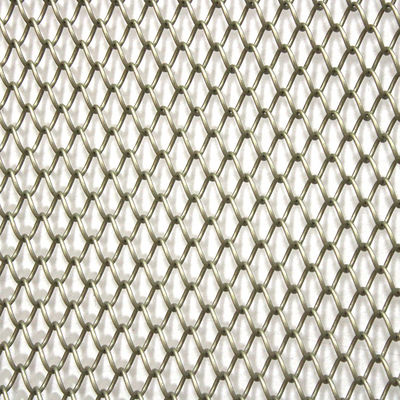 Dekoratif Alüminyum 1.8mm Mimari Metal Hasır Zincir Bağlantı Perdesi Bobin Perdesi