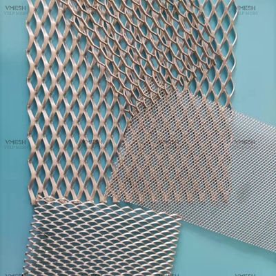 Sıcak Dip Galvanize Standart Genişletilmiş Metal Yaprak Düzleştirilmiş Elmas Tel Ağı Paneli
