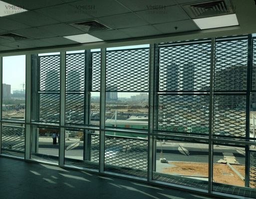 Pencere Korumaları İçin PVC Kaplı Genişletilmiş Metal Hasır Galvanizli Genişletilmiş Metal Hasır