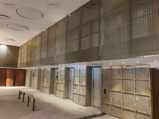 Metal yapı malzemeleri alüminyum Genişletilmiş sac duvar kaplama cepheleri