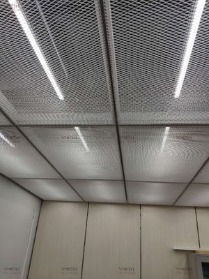 Dekoratif örgü için paslanmaz çelik veya alüminyum çelik genişletilmiş metal levha