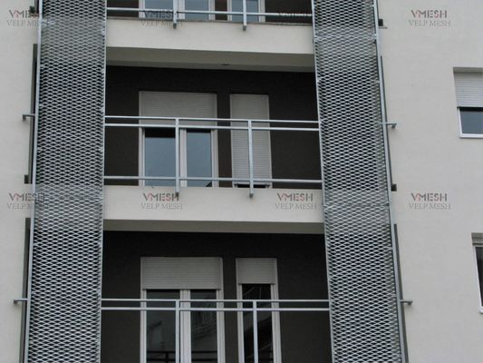 Akzonobel PVDF alüminyum Genişletilmiş metal sac duvar kaplama cepheleri