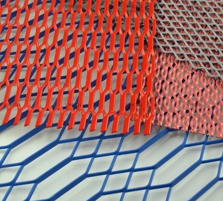 PVDF Dış Cephe Dekoratif Alüminyum Genişletilmiş Metal Özelleştirilmiş