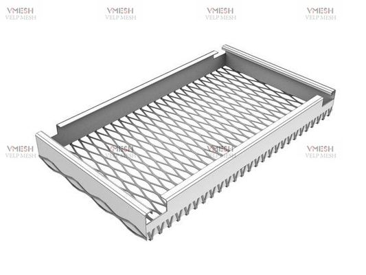Alışveriş Merkezi İçin Genişletilmiş Panel Asma Metal Alüminyum Tavan