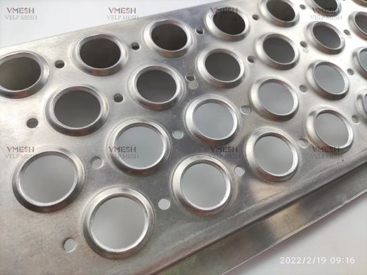 Yuvarlak Delik Galvanizli 450mm Genişlik Kavrama Dikme Güvenlik Izgarası Korozyon Önleyici