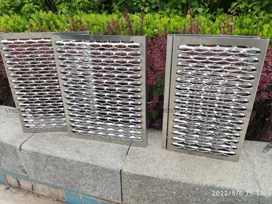 Elmas Delikli Zemin Izgarası Kavrama Dikme Izgarası Alüminyum 3003 Metal