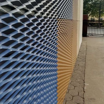 Dekorasyon için 0.5-2mm Kalınlık Alüminyum Genişletilmiş Metal Hasır