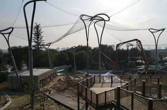 Kaplama demirlenmiş paslanmaz çelik ip tel örgü 2mm 2.5mm