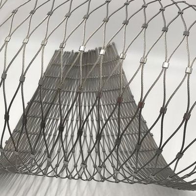 Zoo Mesh Çit Paslanmaz Çelik Halat Hasır Net Yüksek Mukavemet