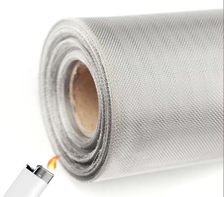 Asit Dirençli 304 Paslanmaz Çelik Hasır Rulo Kare Metal Dokuma Eleme Elek Filtresi Ağ